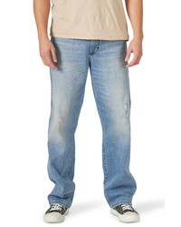Wrangler Redding Loose Fit Stretch Cotton Jeans In Sunshine Blue At Nordstrom
