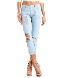 Charlotte Russe Refuge Boyfriend Colored Cropped Jeans