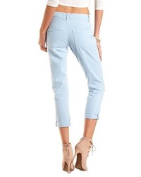 Charlotte Russe Refuge Boyfriend Colored Cropped Jeans