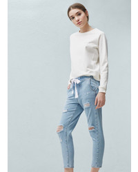Mango Outlet Relaxed Crop Jogging Jeans