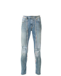 Represent Rip Detail Skinny Jeans