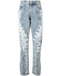 Off-White Rip Off Straight Leg Jeans