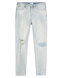 BP. Rip Repair Athletic Fit Jeans In Sunbleached Dirty Indigo At Nordstrom