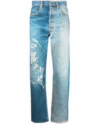 Doublet Ripped Detail Denim Jeans