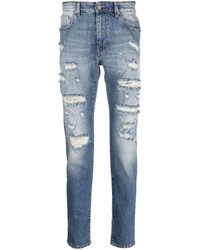 PT TORINO Ripped Detail Slim Fit Jeans