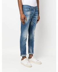 Dondup Ripped Detailing Skinny Fit Jeans