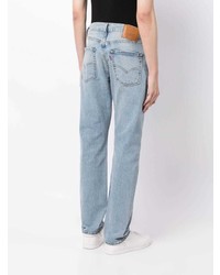Levi's Ripped Detailing Straight Leg Jeans