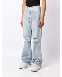 Vetements Ripped Knee Wide Jeans