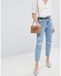 New Look Ripped Mom Jeans