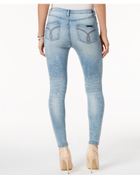 Calvin Klein Jeans Ripped Nebula Blue Wash Skinny Jeans