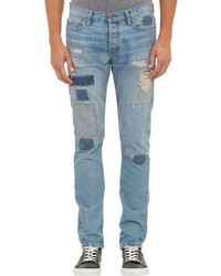 NSF Ripped Repaired Jeans Blue Size 34w
