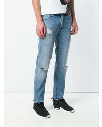 Marcelo Burlon County of Milan Ripped Slim Fit Jeans