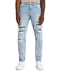 River Island Ripped Slim Fit Jeans