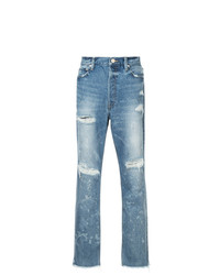 Red Card Ripped Slim Fit Jeans