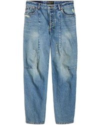 Balenciaga Ripped Tapered Jeans