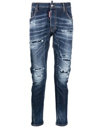 DSQUARED2 Ripped Tapered Jeans