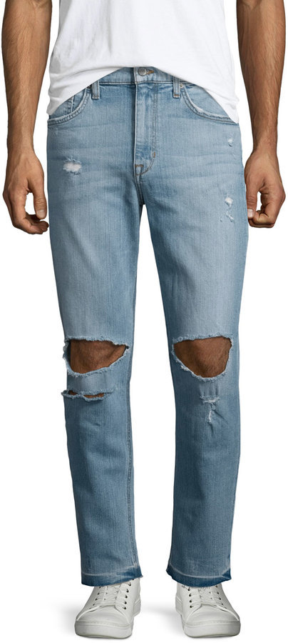 light blue ripped jeans for boys