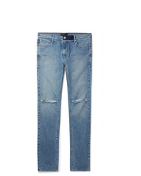 RtA Skinny Fit Distressed Denim Jeans
