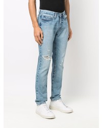 Frame Slim Cut Ripped Jeans