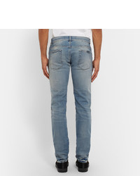Dolce & Gabbana Slim Fit Distressed Stretch Denim Jeans