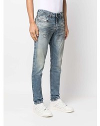 Diesel Stonewashed Slim Fit Jeans