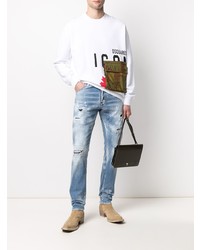 DSQUARED2 Straight Leg Jeans