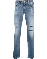 Emporio Armani Straight Leg Ripped Jeans