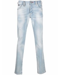 Philipp Plein Super Straight Cut Faded Jeans