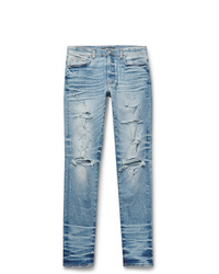 Amiri Thrasher Plus Skinny Fit Distressed Stretch Denim Jeans