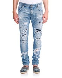 Dolce & Gabbana Washed Ripped Jeans