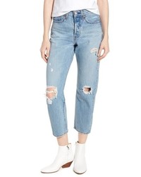 Levi's Wedgie Ripped Straight Leg Jeans