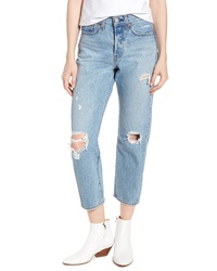 Levi's Wedgie Ripped Straight Leg Jeans