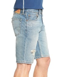 Levi's 511 Tm Slim Fit Distressed Denim Shorts
