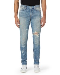 Hudson Jeans Axl Ripped Skinny Fit Jeans