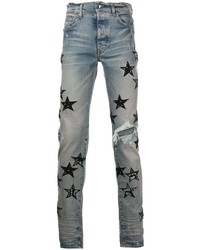 Amiri Bandana Star Skinny Jeans