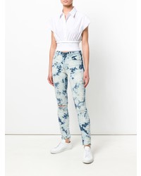 T by Alexander Wang Bleached Skinny Jeans