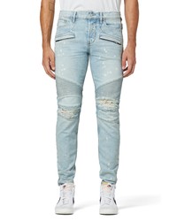 Hudson Jeans Blinder Biker V2 Ripped Moto Skinny Jeans In Elets At Nordstrom