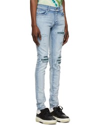 Amiri Blue Mx1 Bandana Jeans