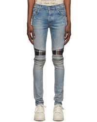 Amiri Blue Mx2 Plaid Jeans