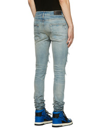 Amiri Blue Pj Thrasher Jeans
