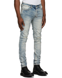 Ksubi Blue Skyhigh Trashed Van Winkle Jeans