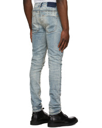 Ksubi Blue Skyhigh Trashed Van Winkle Jeans