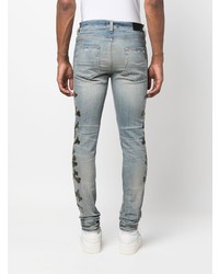 Amiri Bones Detail Slim Cut Jeans