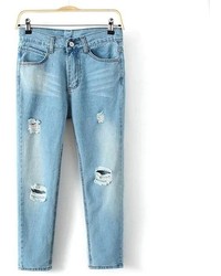 ChicNova Street Fashion Ripped Denim Jeans