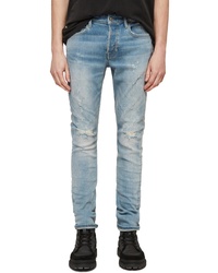 AllSaints Cigarette Ripped Skinny Fit Jeans