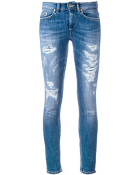 Dondup Distressed Cropped Skinny Jeans