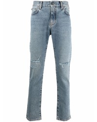 Off-White Distressed Effect Skinny Jeans