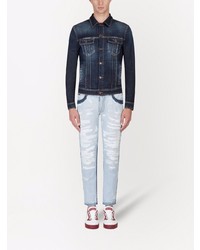 Dolce & Gabbana Distressed Effect Straight Leg Jeans
