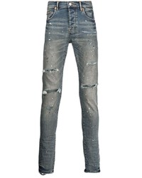 purple brand Distressed Mid Rise Jeans