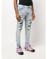 purple brand Distressed Skinny Cut Jeans